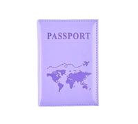 UYFRD Funda para pasaporte para hombre y mujer, funda de cuero para pasaporte de viaje, cartera para pasaporte, monedero, tarjetero, para niña, Azul oscuro., Talla única