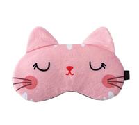 UYFRD Máscara de ojos para dormir, parche para dormir, parche para dormir, para mujer, viajes, relajación, sombra de ojos, protección para dormir, herramientas para el cuidado de los ojos (gato rosa)