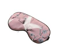 UYFRD Máscara de seda para dormir para los ojos, para la noche, verano, transpirable, con parche para ojos, vendas para viajes, siesta, ayuda para dormir (rosa)