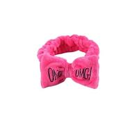 UYFRD OMG - Diademas versátiles con lazo para niñas y mujeres, turbantes suaves, bandas elásticas para el cabello, forro polar coral, accesorio de maquillaje (8)