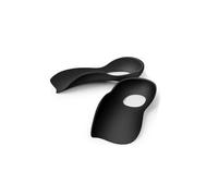 UYFRD Plantillas ortopédicas ortopédicas para pies planos, almohadillas para la salud de los zapatos, almohadilla de soporte de arco para el cuidado de los pies, unisex, 1 par (negro, UE 35-39)