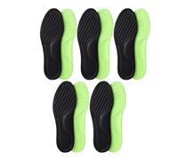 UYFRD Plantillas ortopédicas unisex de espuma viscoelástica, plantilla desodorizante, absorbe el sudor, accesorios suaves para zapatos (color negro (10 unidades), 43-44)