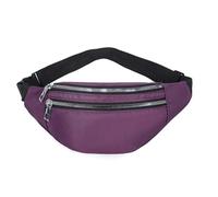 UYFRD Riñoneras para mujer, Oxford, color ocio, bandolera, bandolera, bolsas de pecho, bolsas de mensajero con cinturón a juego, Purple, Talla única