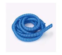 UYFRD Tubo de bobinado de 1/5 m de 8/10/14/16/20/25 mm, organizador de cables, funda de protección de tubo, funda protectora en espiral (azul, 14 mm x 1 metro)