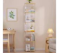 UYHBCNQD Estantería giratoria Estantería de acrílico de 3 Niveles, Estante de exhibición, estantería de pie, Estante de Libros de pie para decoración de hogar y Oficina rincón de Estudio