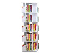 UYHBCNQD Estantería giratoria para libros de gran capacidad, con rotación de 360 grados, 5 niveles, para el hogar, la oficina, la oficina