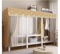 UYHBCNQD Organizador vertical de armario, armario de fácil montaje, perchero para colgar en el hogar, armario de almacenamiento para dormitorio y dormitorio espacioso