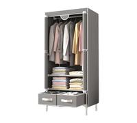 UYHBCNQD Organizador vertical para ropa del hogar, dormitorio, perchero, armario de almacenamiento de lujo con cajón, armario de almacenamiento espacioso
