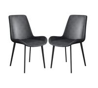 UYHBCNQD Silla Comedor Juego De Sillas De Comedor De 2 Sillas De Comedor con Respaldo Alto Silla De Comedor Tapizada De Cuero Carga 150 Kg Silla Auxiliar Sillas De Cocina Comodidad