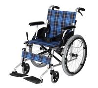 UYHBCNQD Silla de ruedas de transporte de aleación de aluminio, silla de ruedas autopropulsada, plegable, reposabrazos de freno, cinturón de seguridad, silla de ruedas para adultos