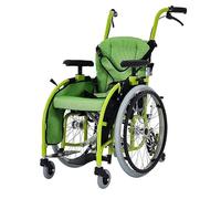 UYHBCNQD Silla de ruedas de transporte para niños, silla de ruedas autopropulsada, silla de ruedas de aluminio con reposabrazos abatible, ayuda a la movilidad