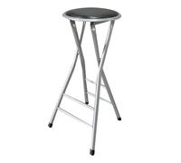 UYHBCNQD Sillas de bar altas plegables, silla alta acolchada sin respaldo de 24/28 pulgadas, carga ergonómica, taburete de mostrador de 225 libras para bar, restaurante, hogar, silla de bar, disfruta