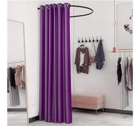 UYHBCNQD Vestuarios confiables, probador portátil, montaje en pared, en forma de U, con 90% de sombrilla, vestuario móvil, fácil de instalar, reutilizable