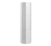 UYHBCNQD Zapatero redondo de metal cilíndrico giratorio de 360° para entrada, pasillo, diámetro de 43 cm, ahorro de espacio