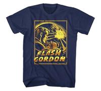 UYHGr3f669 Flash-Gordon-Space-Planetary-Explosion-T-Shirt
