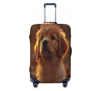 UYHhgqw A Dog Under The Sunset - Funda protectora de equipaje duradera antiarañazos para equipaje de 18 a 32 pulgadas, Black, M