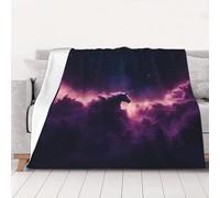 UYHhgqw Angels in the Polar Night - Manta de franela de 320 g, suave, cálida y duradera para cama, sofá y viajes
