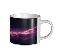 UYHhgqw Angels in The Polar Night - Taza de cerámica para mujer, tazas de café, gran capacidad y asa, para oficina, hogar