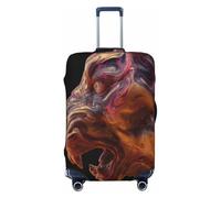 UYHhgqw Aurora Tiger Head - Funda protectora duradera para maleta, antiarañazos, para equipaje de 18 a 32 pulgadas, Black, S