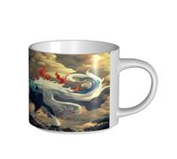 UYHhgqw Qilin Secret Language - Taza de cerámica para mujer, tazas de café, gran capacidad y asa, para oficina, hogar