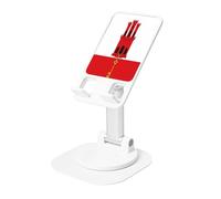 UYHhgqw Soporte universal para teléfono, soporte de escritorio ajustable para iPhone, teléfonos celulares y tabletas, giratorio 360°, bandera de Gibraltar