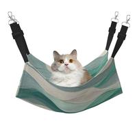 UYHhgqw The Beauty Of Lines - Hamaca para mascotas de terciopelo, correas ajustables con ganchos de metal, perfecta para mascotas pequeñas