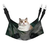 UYHhgqw The Confusion Of Giant Pandas Hamaca para mascotas, hamaca de terciopelo para gatos, correas ajustables con ganchos de metal, perfecta para mascotas pequeñas