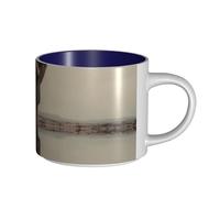 UYHhgqw The Elephant by The River - Taza de cerámica para mujer, tazas de café, gran capacidad y asa, para oficina, hogar