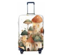 UYHhgqw The Secret of Mushroom House - Funda protectora duradera para maleta, antiarañazos, para equipaje de 18 a 32 pulgadas, Black, S