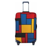 UYHhgqw The Temptation of Color - Funda protectora duradera para maleta, antiarañazos, se adapta a equipaje de 18 a 32 pulgadas, Black, XL