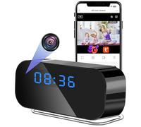 UYIKOO Cámara Espía Oculta WiFi, 2,4G/5G Reloj con Camara 1080P HD, Mini Camara Espia Inalambricas Camaras Espias Camufladas con Visión Nocturna Detección De Movimiento Tuya App para Casa Oficina