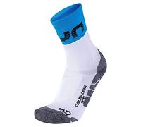 UYN Calcetines de ciclismo Light transpirables de corte alto para hombre, Hombre, S100082, White/Indigo Bunting, 39-41