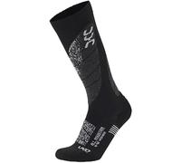 UYN Calcetines de esquí para mujer, color blanco y negro