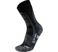 UYN Calcetines de esquí para mujer Cross Country One orgánicos, color negro y antracita, 39|40