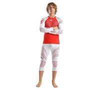 UYN Camiseta interior de hombre Natyon 3.0 Turtle Neck rojo | XS