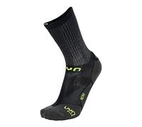 UYN Cycling Aero, Calcetines Hombre, Black/Lime, 39/41
