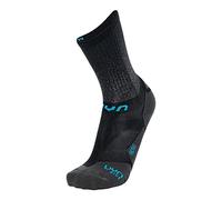 UYN Cycling Aero, Calcetines Hombre, Black/Turquoise, 45/47