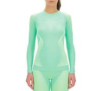 UYN EVOLUTYON UW LG_SL. T-Shirt, Women's, Verde Claro/Blanco/Blanco, Talla única