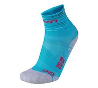 UYN Free Run Calcetines de Running, Mujer, Turquoise/Coral, 41-42