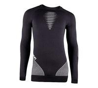 UYN FUSYON Cashmere Shiny 2.0 UW LG_SL.Round Neck T-Shirt, Men's, Celebridad de Plata, Medium