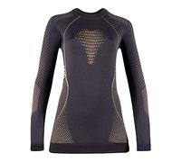 UYN FUSYON Cashmere Shiny 2.0 UW LG_SL.Round Neck T-Shirt, Women's, Celebridad Dorada, Extra-Small