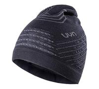UYN Gorro de Invierno de Lana de Merino Unisex, Hombre, O101082, Black/Anthracite/Anthracite, 2