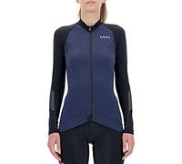 UYN Lady Biking GRANFONDO OW Shirt Long_SL. Camiseta de Manga Larga, Mujer, Peacot/Blackboard, s