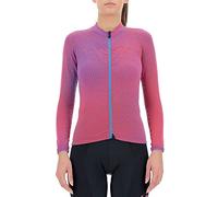 UYN Lady Biking Spectre Winter OW Shirt Long_SL. Camiseta de Manga Larga, Mujer, Pink Galaxy, m