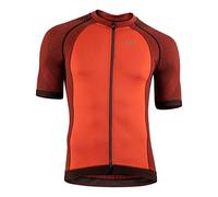 UYN Man Biking Activyon Hybrid OW - Camiseta de Ciclismo para Hombre, Hombre, Camiseta de Ciclismo., O101255, Rojo Amapola, Large