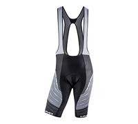 UYN Man Biking Alpha OW Bib - Pantalón Corto de Ciclismo para Hombre, Hombre, O101253, Blanco/Negro, Small