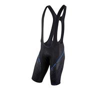 UYN Man Biking Alpha OW Bib - Pantalón Corto de Ciclismo para Hombre, Hombre, O101253, Color Negro y Azul., Small
