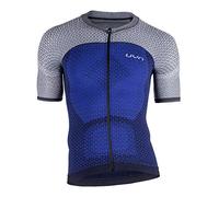 UYN Man Biking Alpha OW - Camiseta de Ciclismo para Hombre, Hombre, Camiseta de Ciclismo., O101242, Medieval - Funda para móvil, Color Azul y Gris, Large