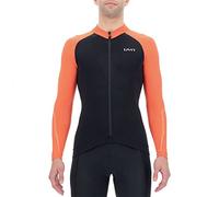 UYN Man Biking GRANFONDO OW Shirt Long_SL. Camiseta de Manga Larga, Hombre, Blackboard/Ibis, XXL