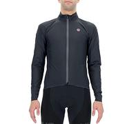 UYN Man Biking Packable AEROFIT Jacket Chaqueta, Hombre, Black/Black, s